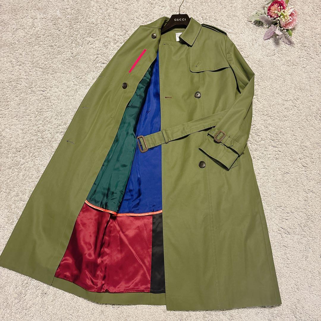 【美品】ポールスミス　キルティングライナー付きトレンチコート XL マキシ丈