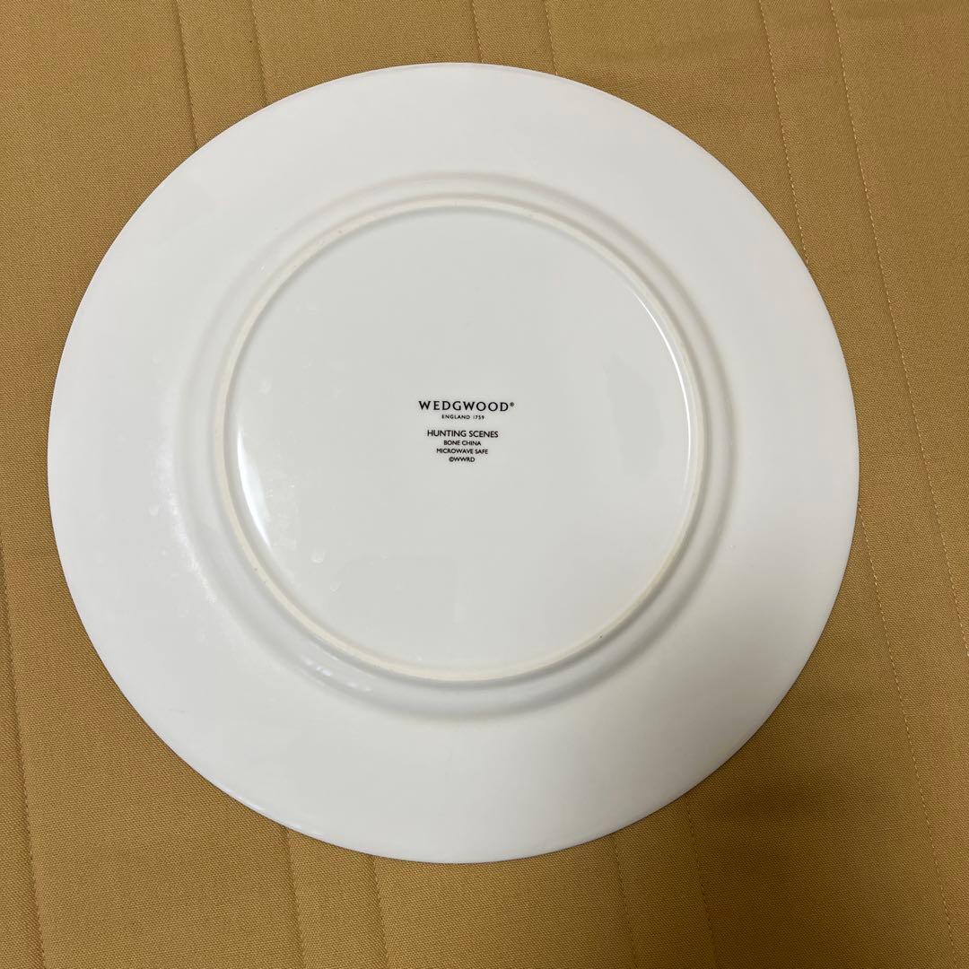 る*う様 美品‼︎WEDGEWOOD ハンティングシーン 大皿2枚組[廃盤希少]
