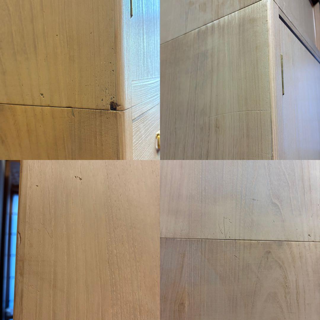 伝統工芸士 瀧上昭治作 高級総桐箪笥 定価100万★程度良好★