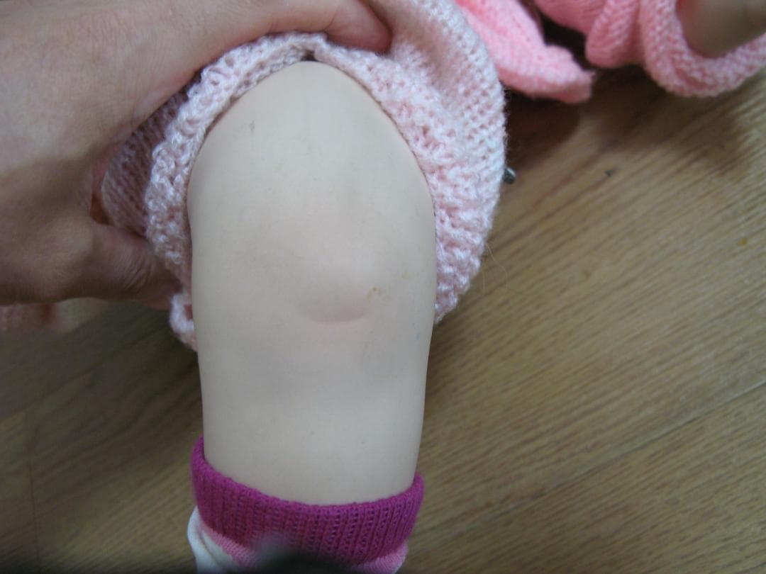 ビスクドール　赤ちゃん　ベビードール　　ニット　52㎝