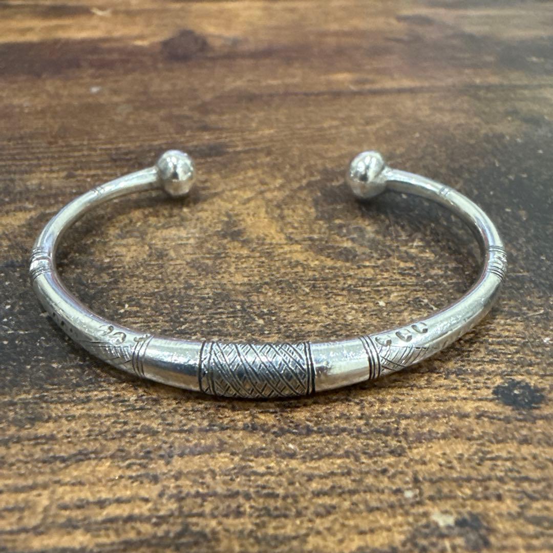 トゥアレグシルバー バングル ブレスレット シルバー925 定価約28000円