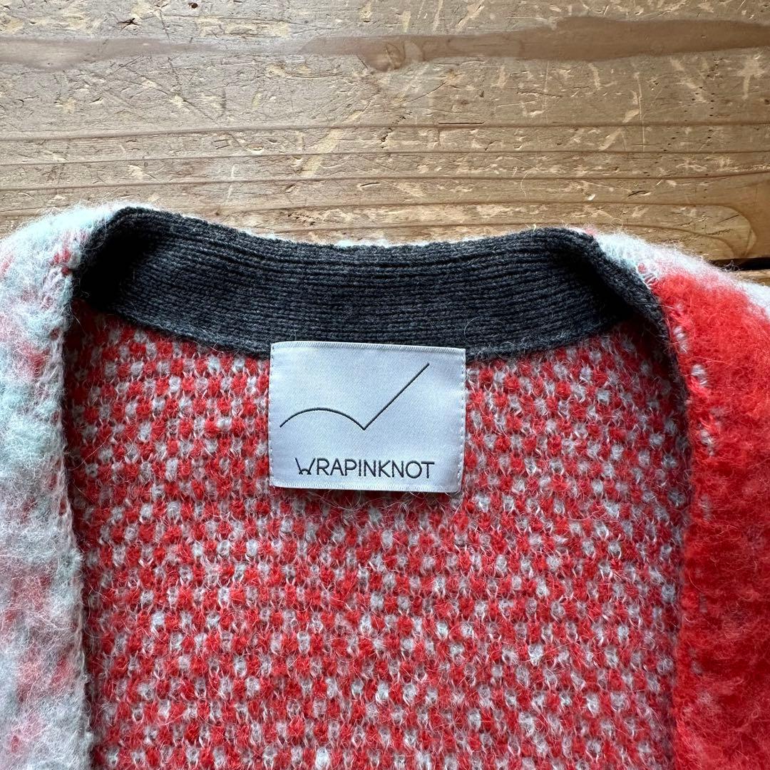 山田涼介着 超希少 WRAPINKNOTグラデーション モヘアカーディガン