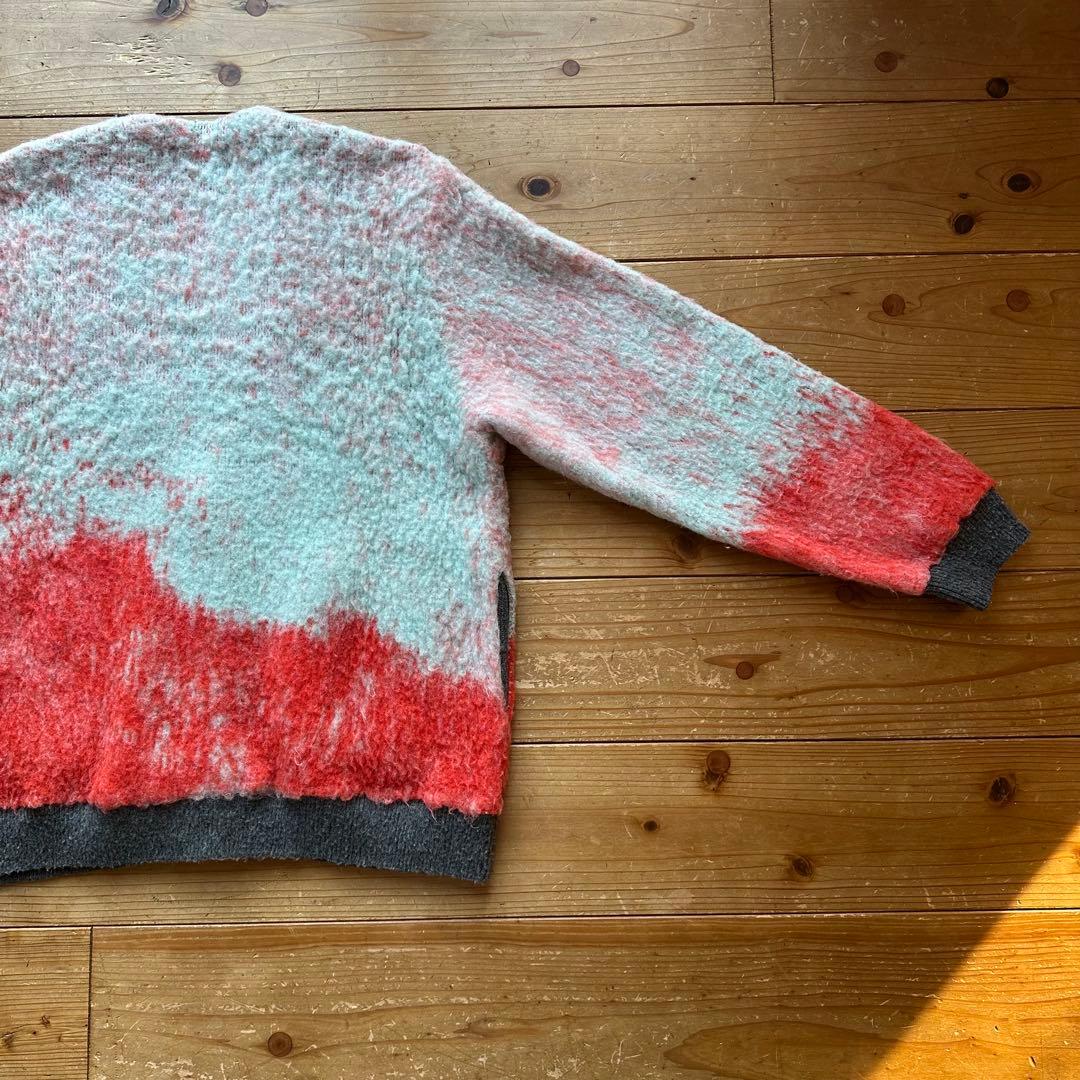 山田涼介着 超希少 WRAPINKNOTグラデーション モヘアカーディガン