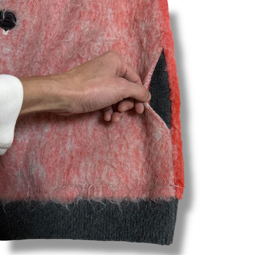 山田涼介着 超希少 WRAPINKNOTグラデーション モヘアカーディガン