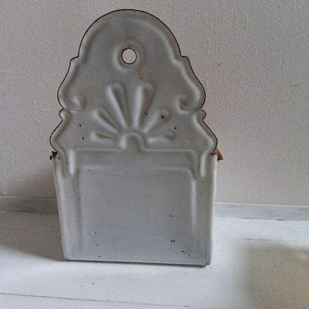 セル缶　イギリスアンティーク琺瑯