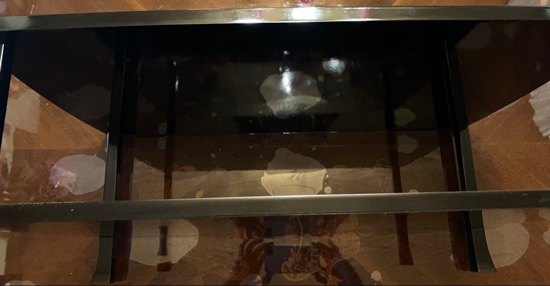 最高級　金箔装飾の漆台　台座　本漆