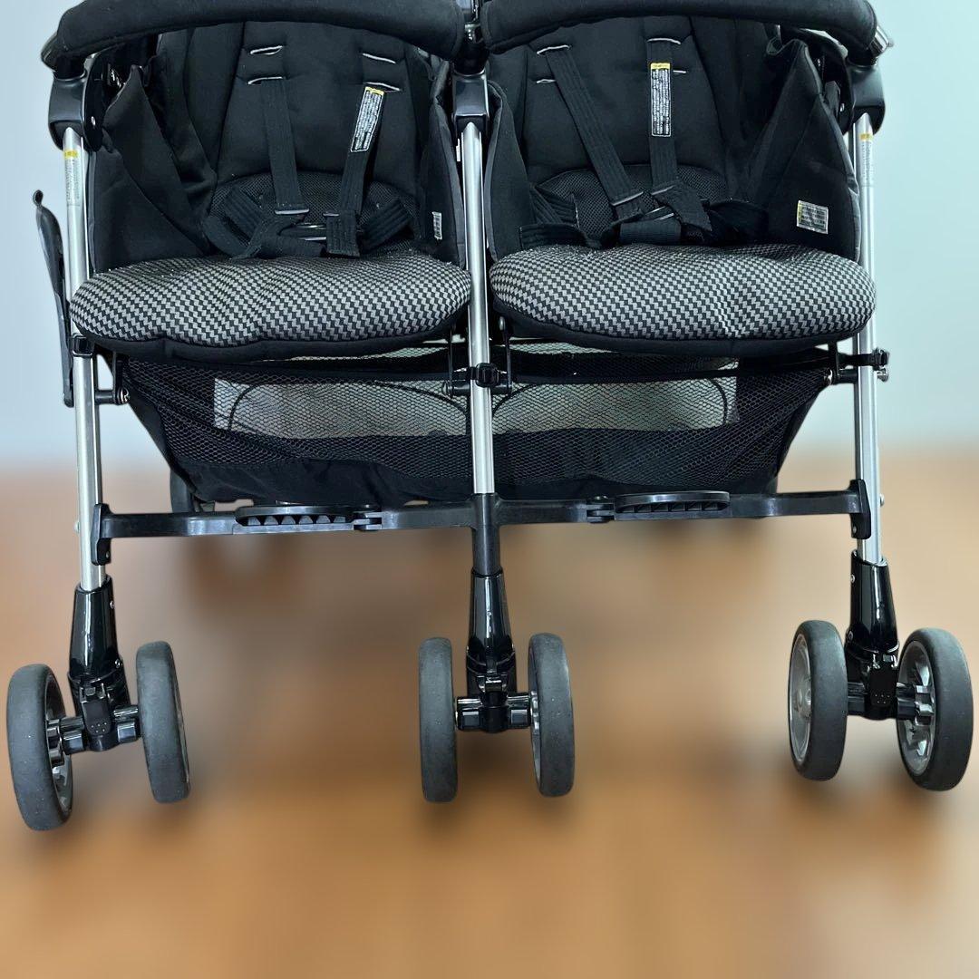 Combi コンビ ツインスピン GC 双子用 2人乗り ベビーカー