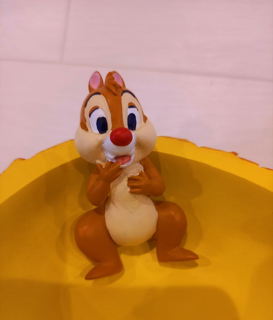 ディズニー　チップとデール　陶器　パイナップル　小物入れ　セトクラフト2点セット