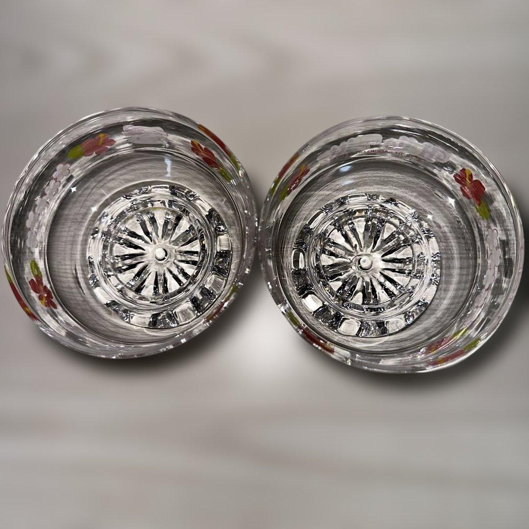 ハイビスカス　ハローキティ デザートグラス2個セット