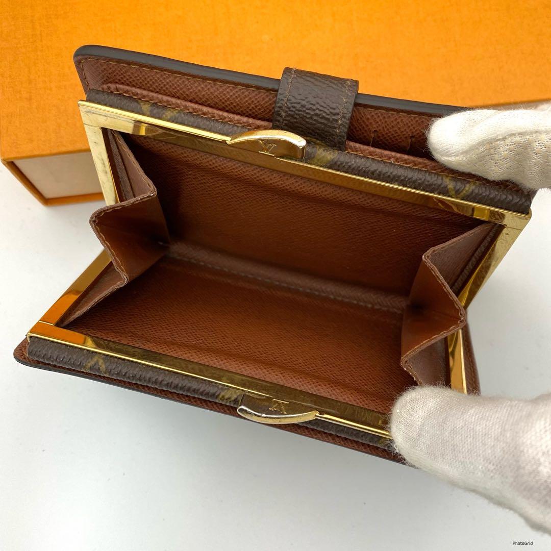 新型❣️ ルイヴィトン モノグラム ヴィエノワ がま口 折り財布