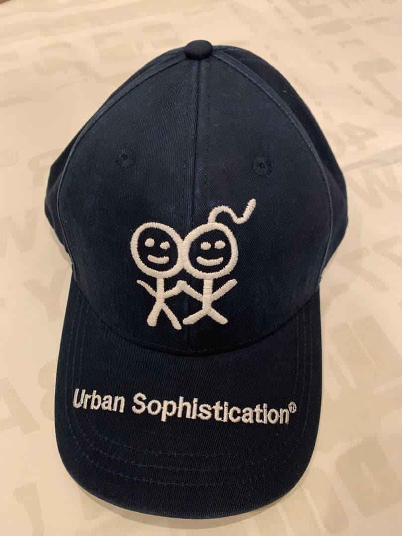 Urban Sophistication キャップ　ネイビーブルー