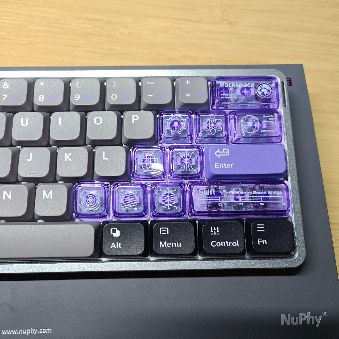 NuPhy AIR60 HE ロープロファイルラピッドトリガーキーボード