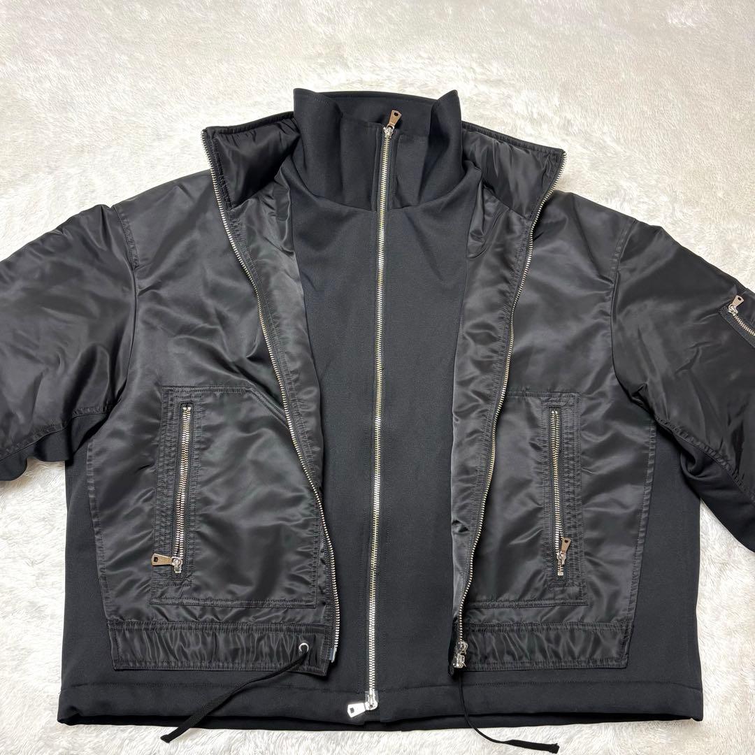 試着のみ★MAISON SPECIAL プライムオーバーレイヤリングブルゾン