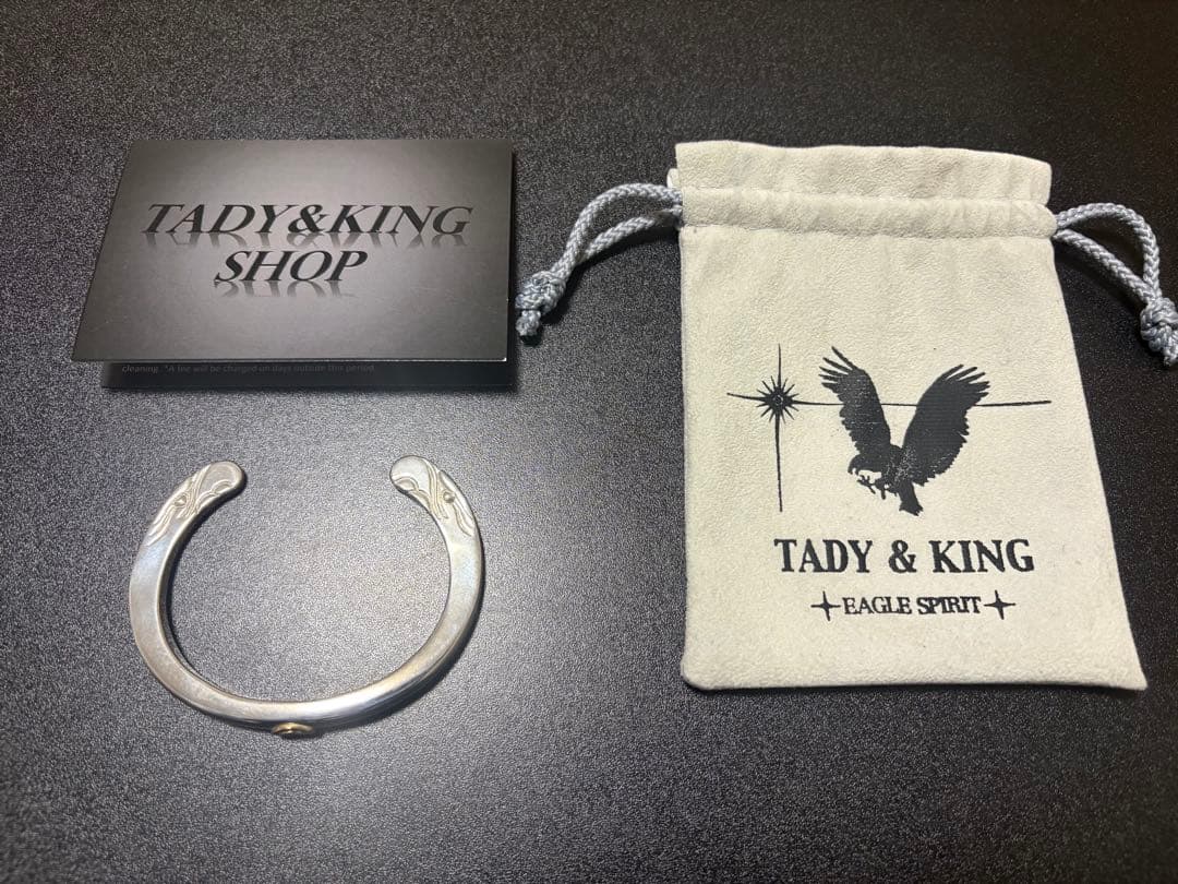 TADY&KING イーグルフェイスバングル K18イーグル Lサイズ