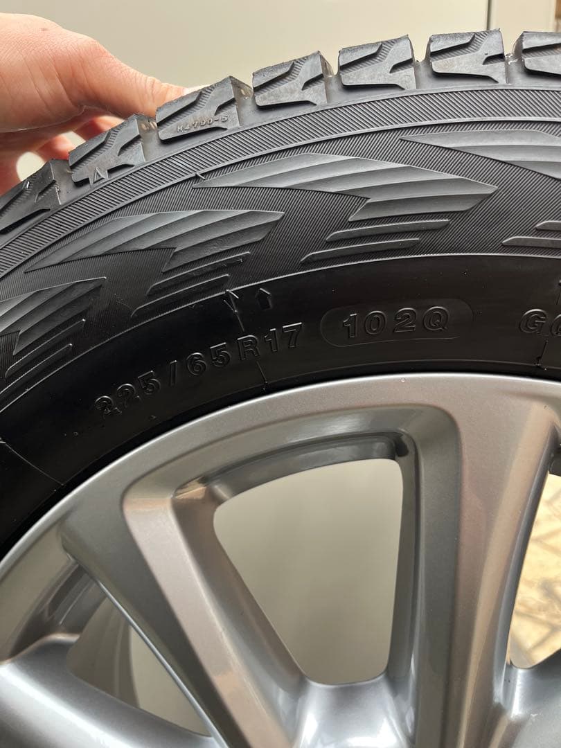 【美品】CX-5 純正 17インチ スタッドレスタイヤ＆ホイール4本セット