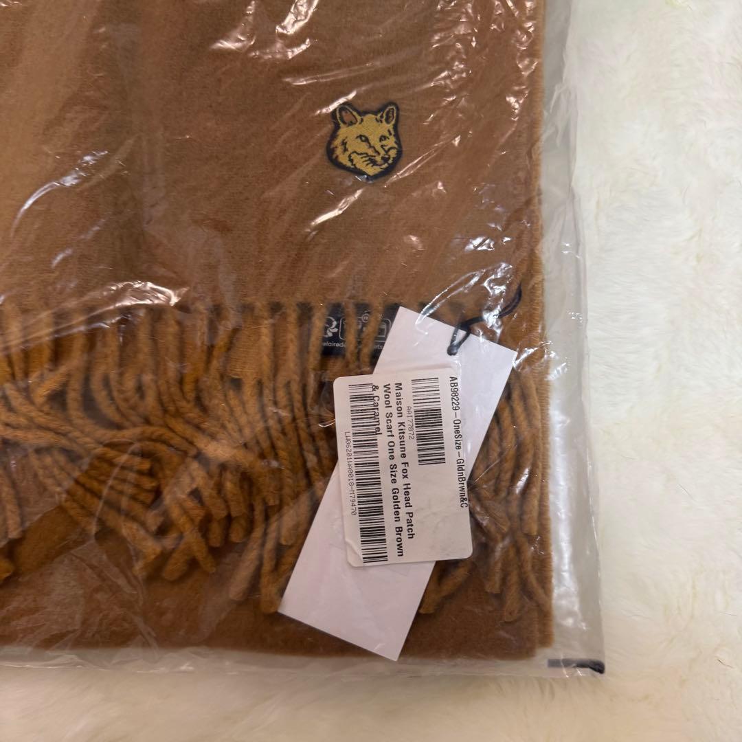 【新品正規品】MAISON KITSUNE メゾンキツネ　ウールマフラー