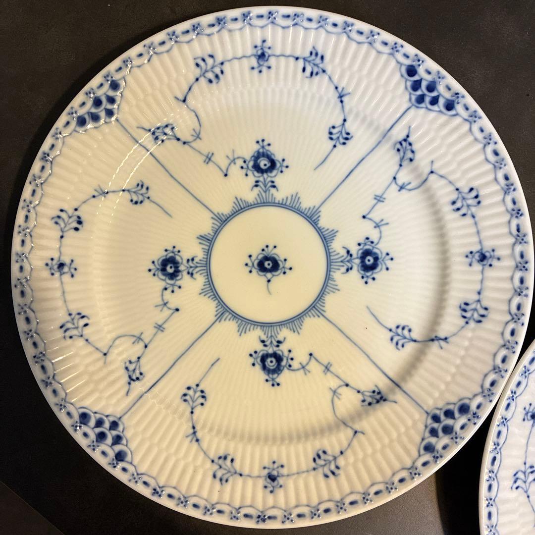 ロイヤルコペンハーゲン ハーフレース 大皿 28cm