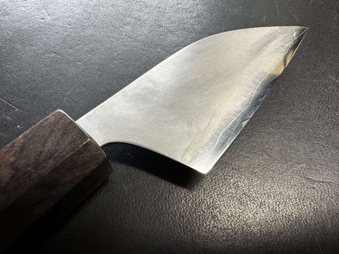 高知 黒鳥鍛造工場 ナイフ 八角柄黒檀 ①