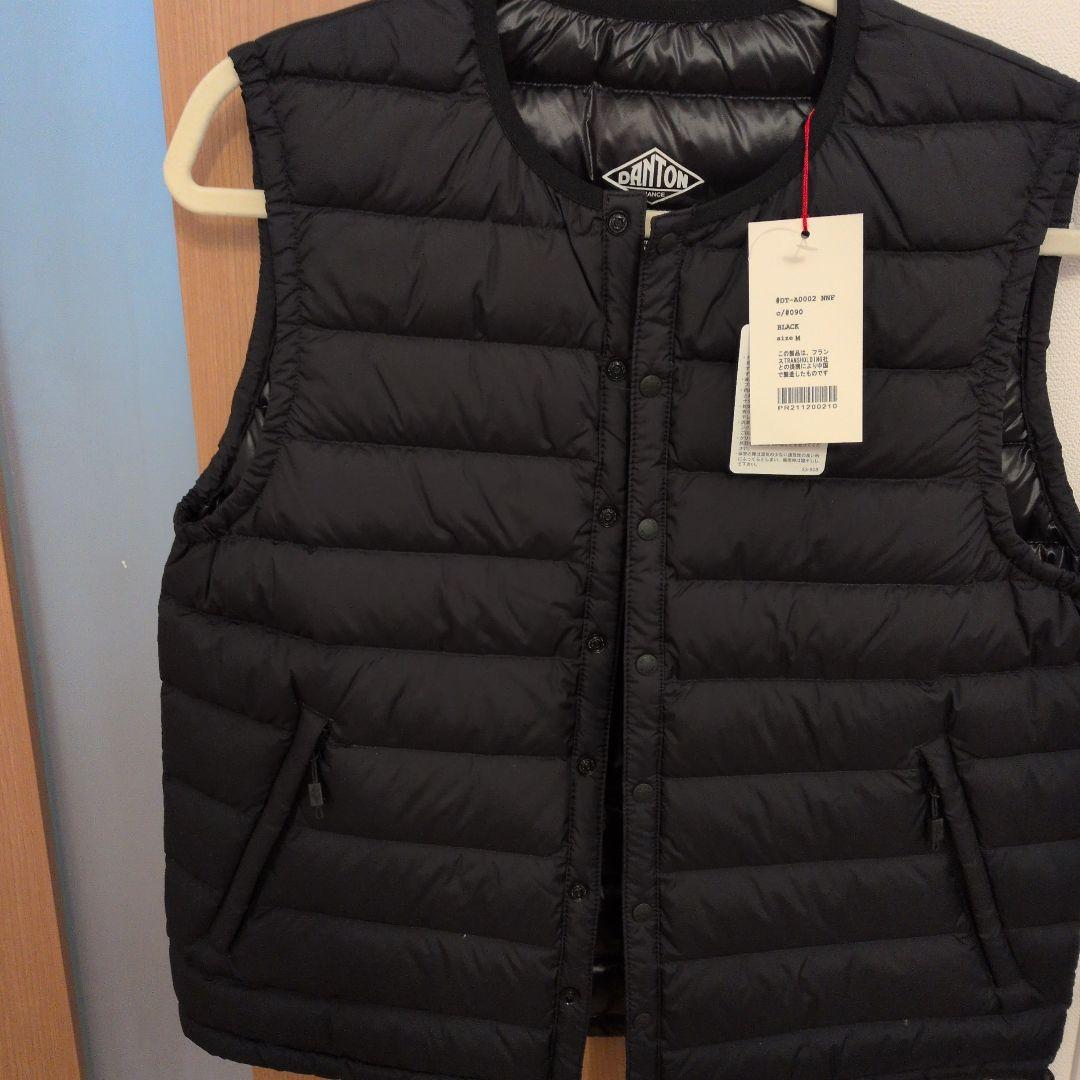 DANTON ブラック ダウンベスト M #DT-A0002 NNF