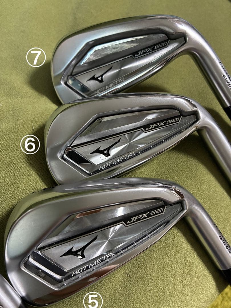 JPX921ホットメタルアイアンセット　シャフトNSPRO950GH NEO