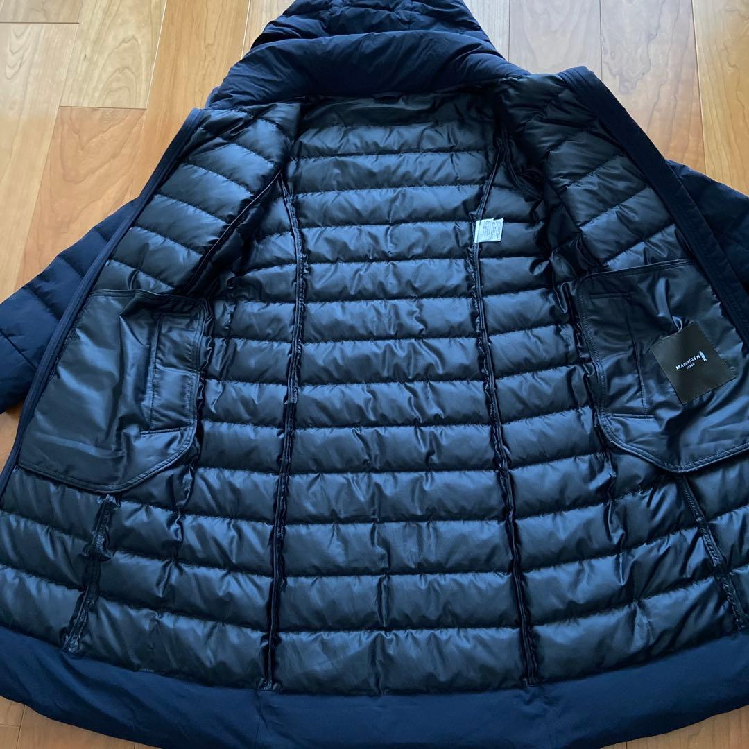 マッキントッシュロンドン ダウンコート ロング 40 ネイビー