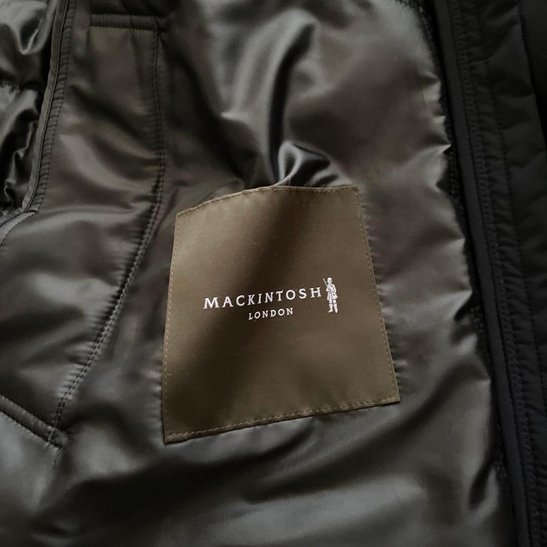 マッキントッシュロンドン ダウンコート ロング 40 ネイビー