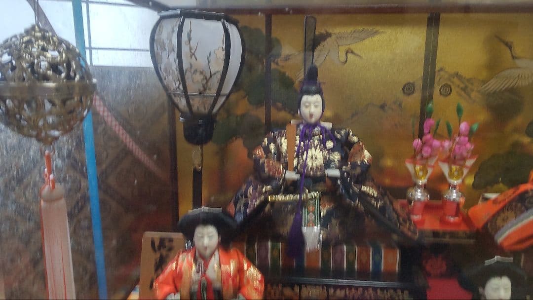 雛人形 三段飾り 七人飾り ガラスケース入