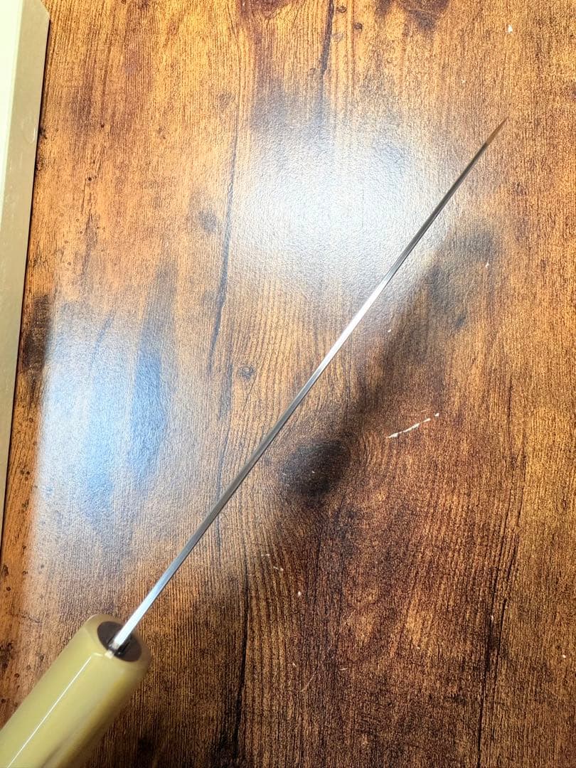 助松　文化　青紙スーパー鋼　包丁　紫檀白水牛八角柄