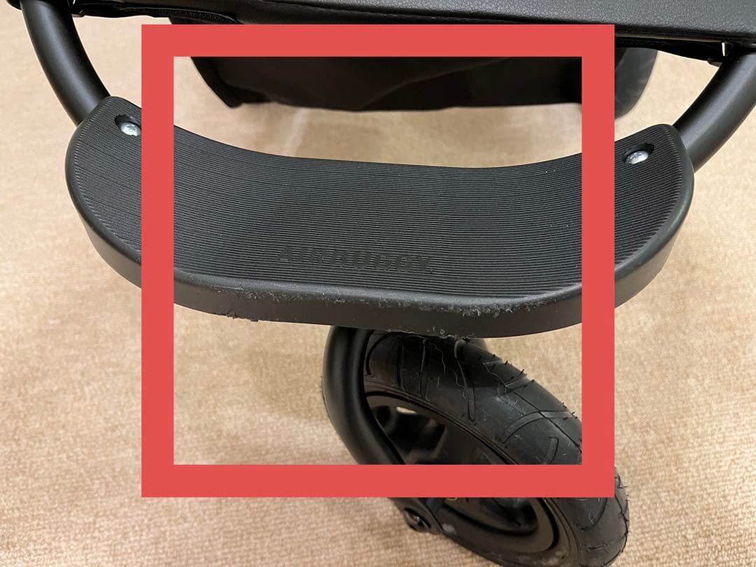 ★川崎市内直接手渡し★AirBuggy ドーム3ラージ ブラック 星柄カバー付