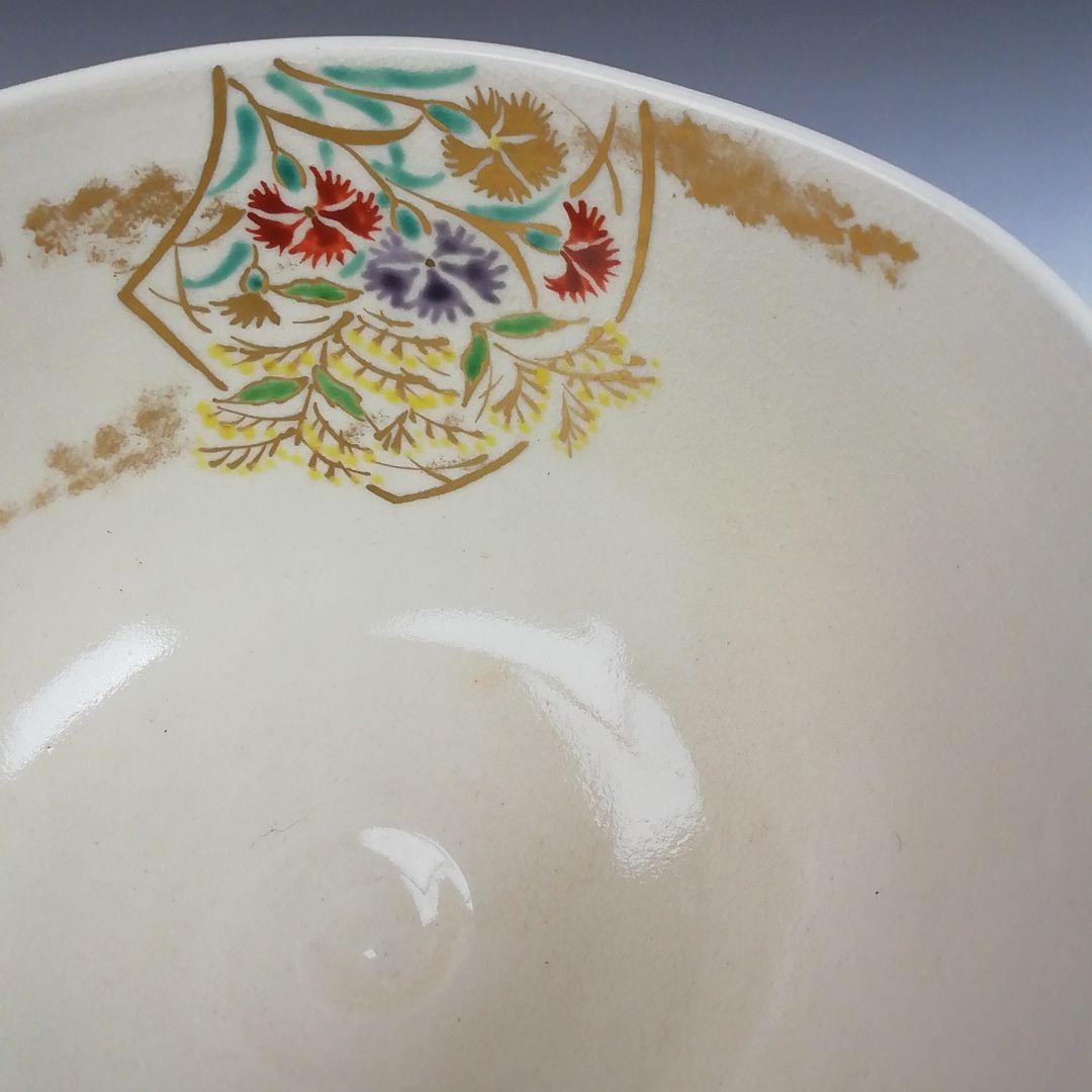 Ｔ５０９　茶碗　『仁清　扇面流水』『和香 造』　共箱　抹茶碗　茶道具