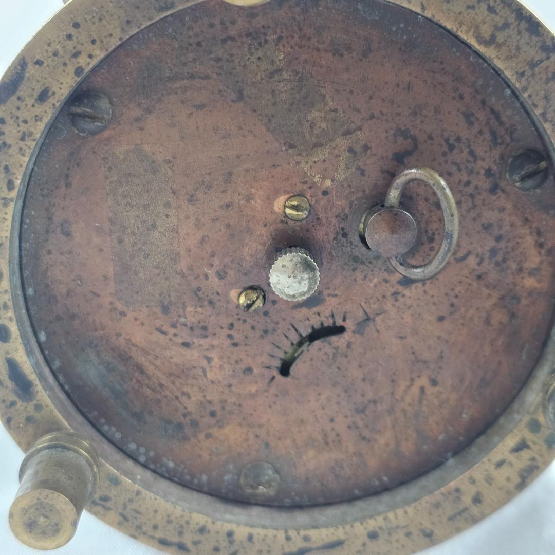 希少 1950s ゼンマイ式 アクアリウム 置時計 魚 ギミック アンティーク