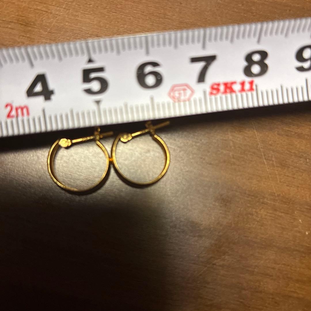 K18 フープピアス　最終価格