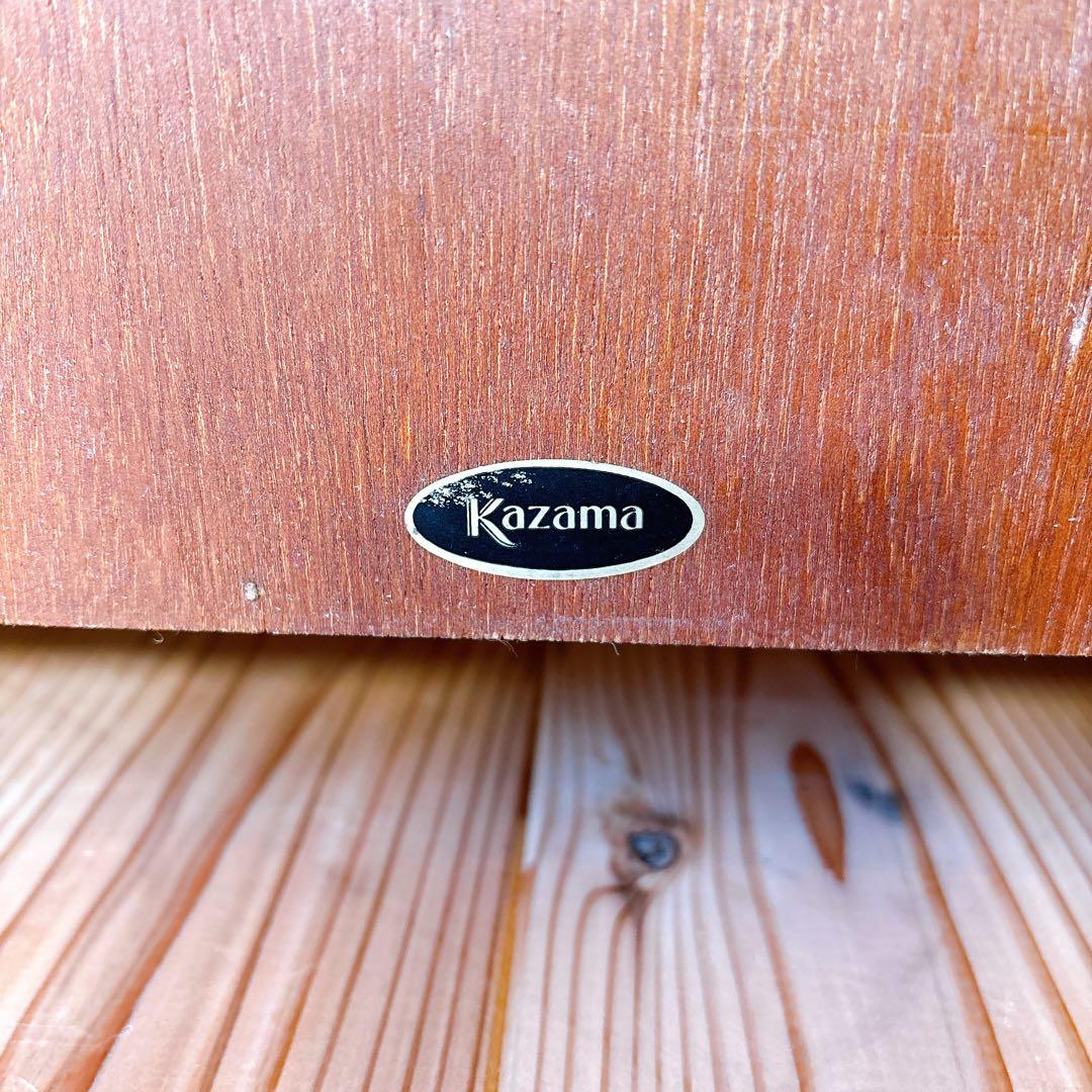 【良品】 カザマ Kazama ラタン 籐 チェスト 4段 キャスター付き