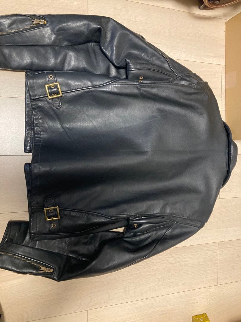 ゆうこりん【極美品】Schott 643Eレザージャケット38