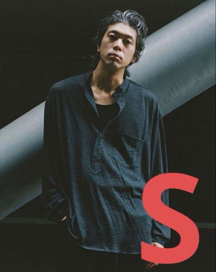 【LIDNM】WOOL KNIT PO SHIRT Sサイズ