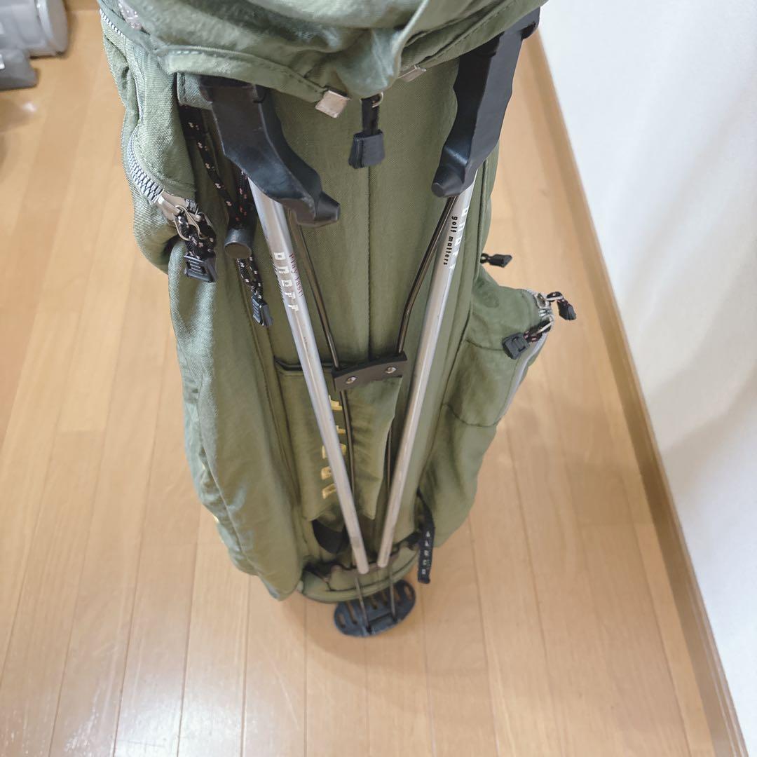 K350 onoff オノフ スタンドキャディバッグ オリーブグリーン