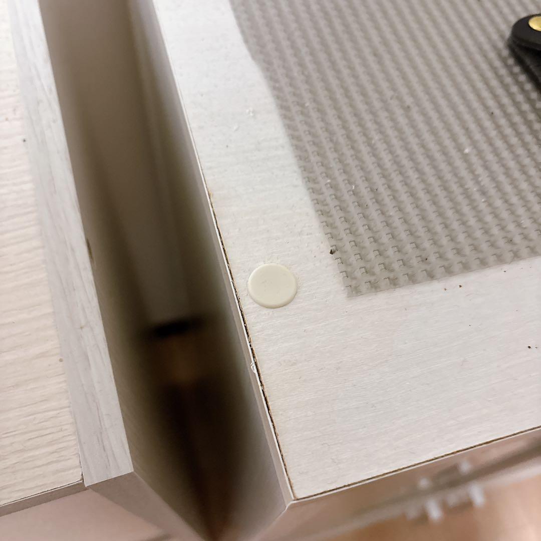 ヒ*ロ様 アイリスオーヤマ ガラスキャビネット 食器棚 オフホワイト