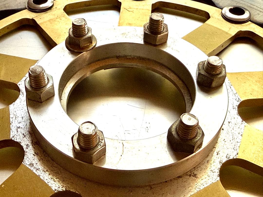 サンスター製 SR400用 社外フロントディスクローター 320mm 6穴 美品