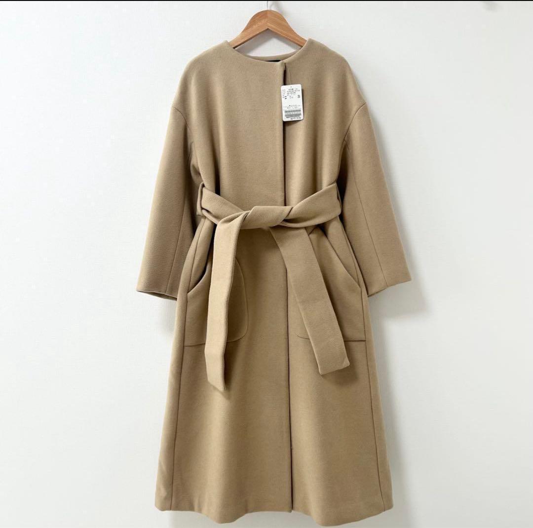 VERMEIL par iena Super100sメルトン テントラインコート