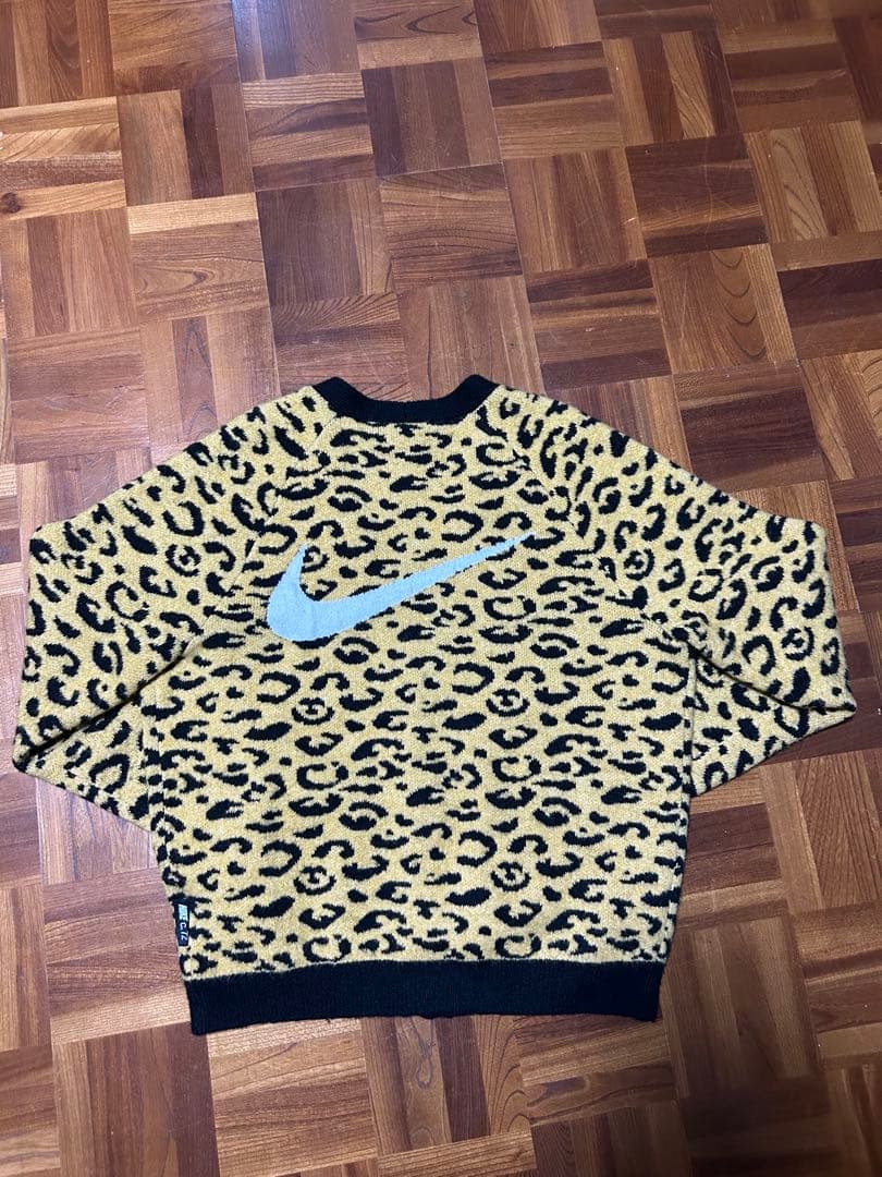 Nike カーディガン ヒョウ柄 L