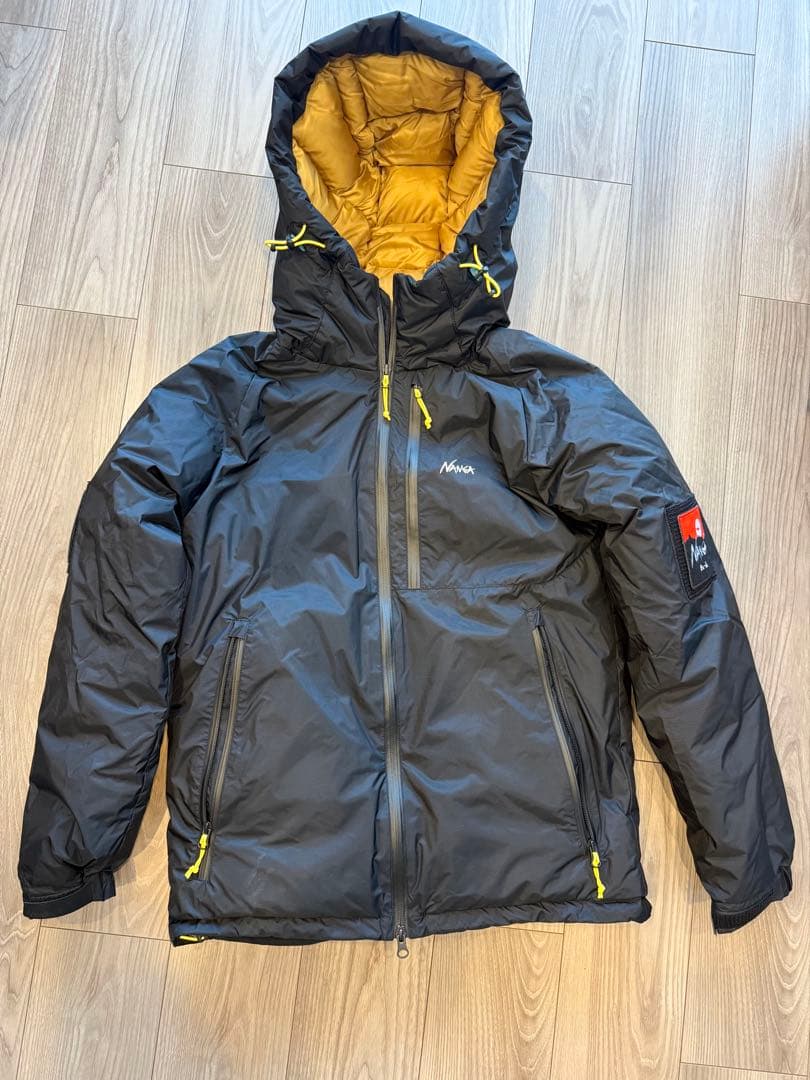 NANGA 天下一品　コラボ　ナンガ　ノースフェイス　ダウンジャケット