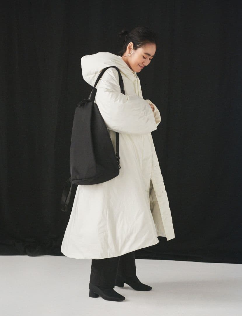 ねこばす☆emmi ダウンコート金子綾 AYA KANEKO 白 サイズ０