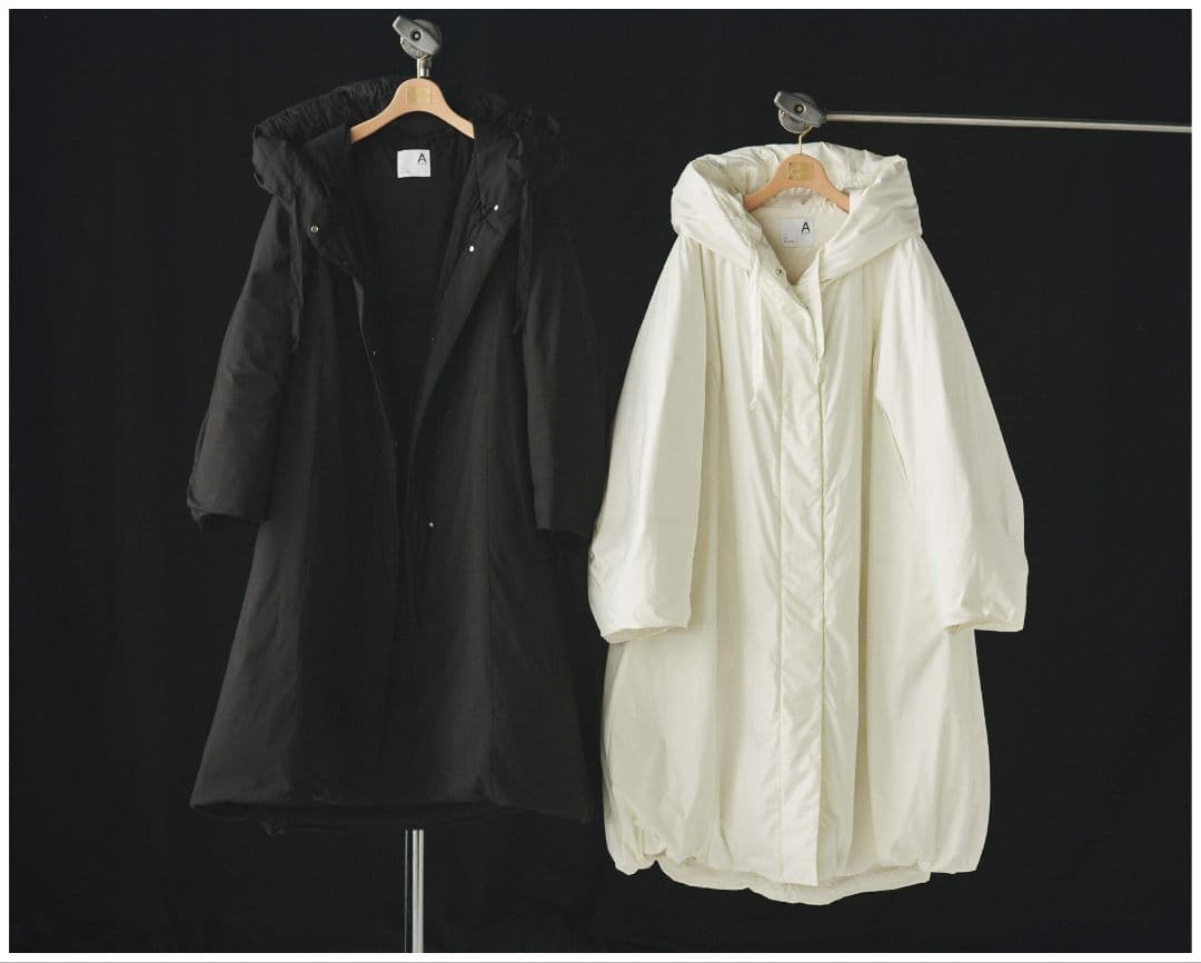 ねこばす☆emmi ダウンコート金子綾 AYA KANEKO 白 サイズ０