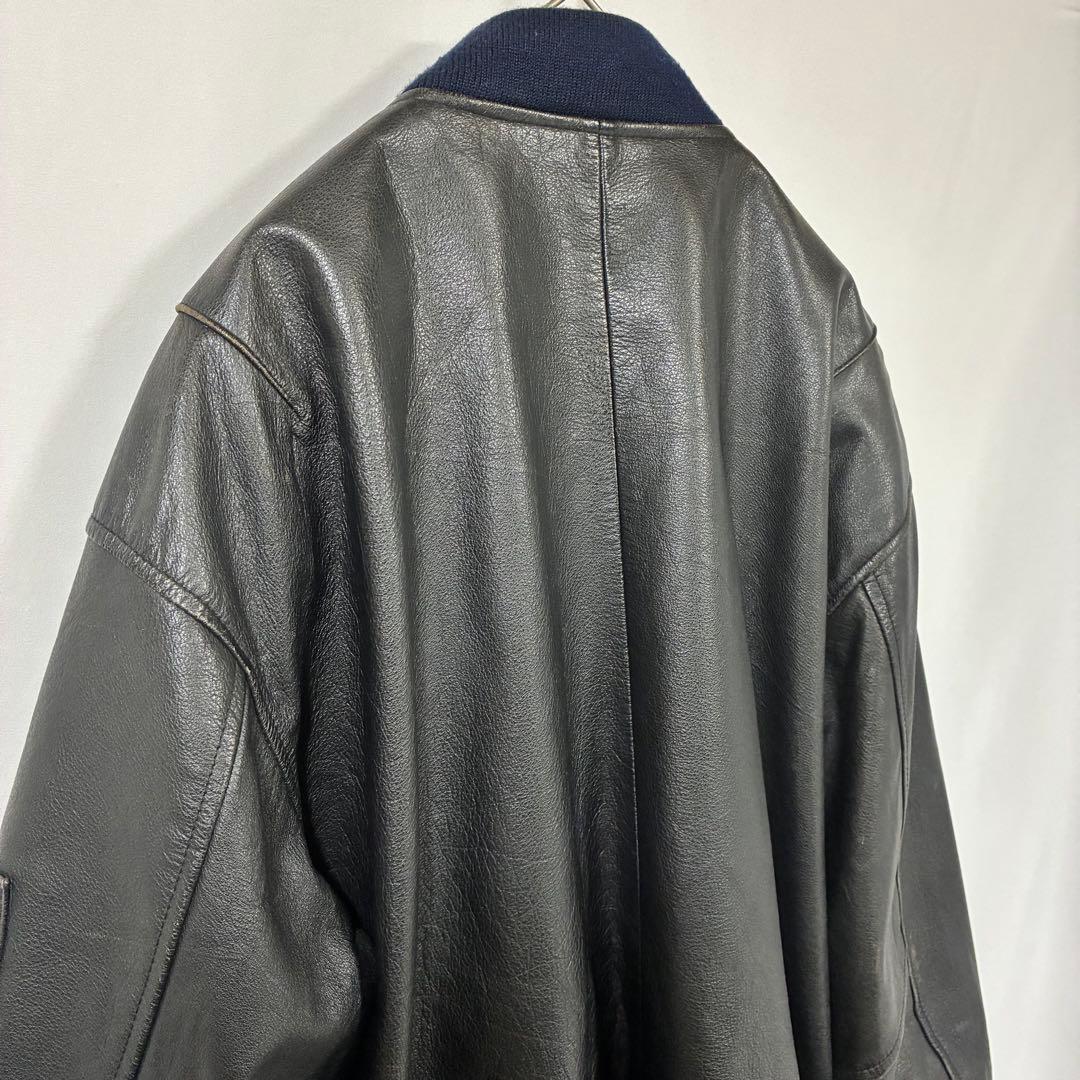 BUGLE BOY ビューグルボーイ USA MA-1タイプ レザー 牛革 本革