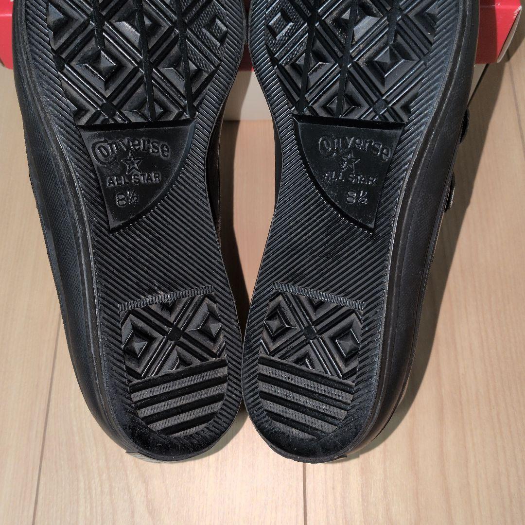 【US8.5】ワンスター　V-3 　黒×黒　 ベルクロ　レザー one star