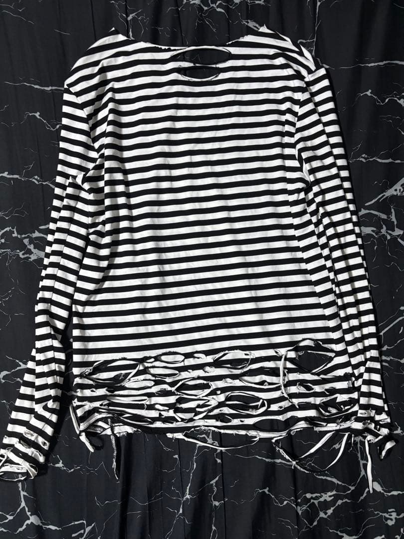 リメイク ダメージロンT 個性的 パンク Y2K