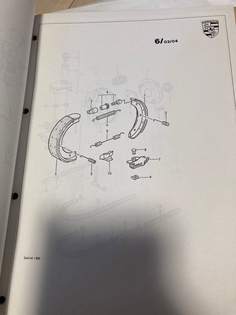 ポルシェ 924 937 964 944 分解整備マニュアル エンジン ボディー