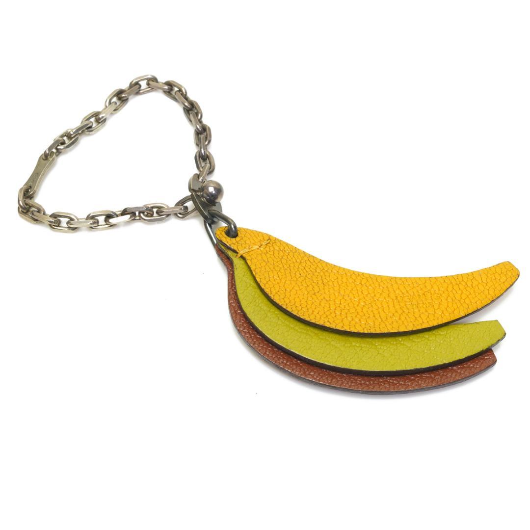 エルメス HERMES フルーツ キーホルダー バナナ キーリング チャーム
