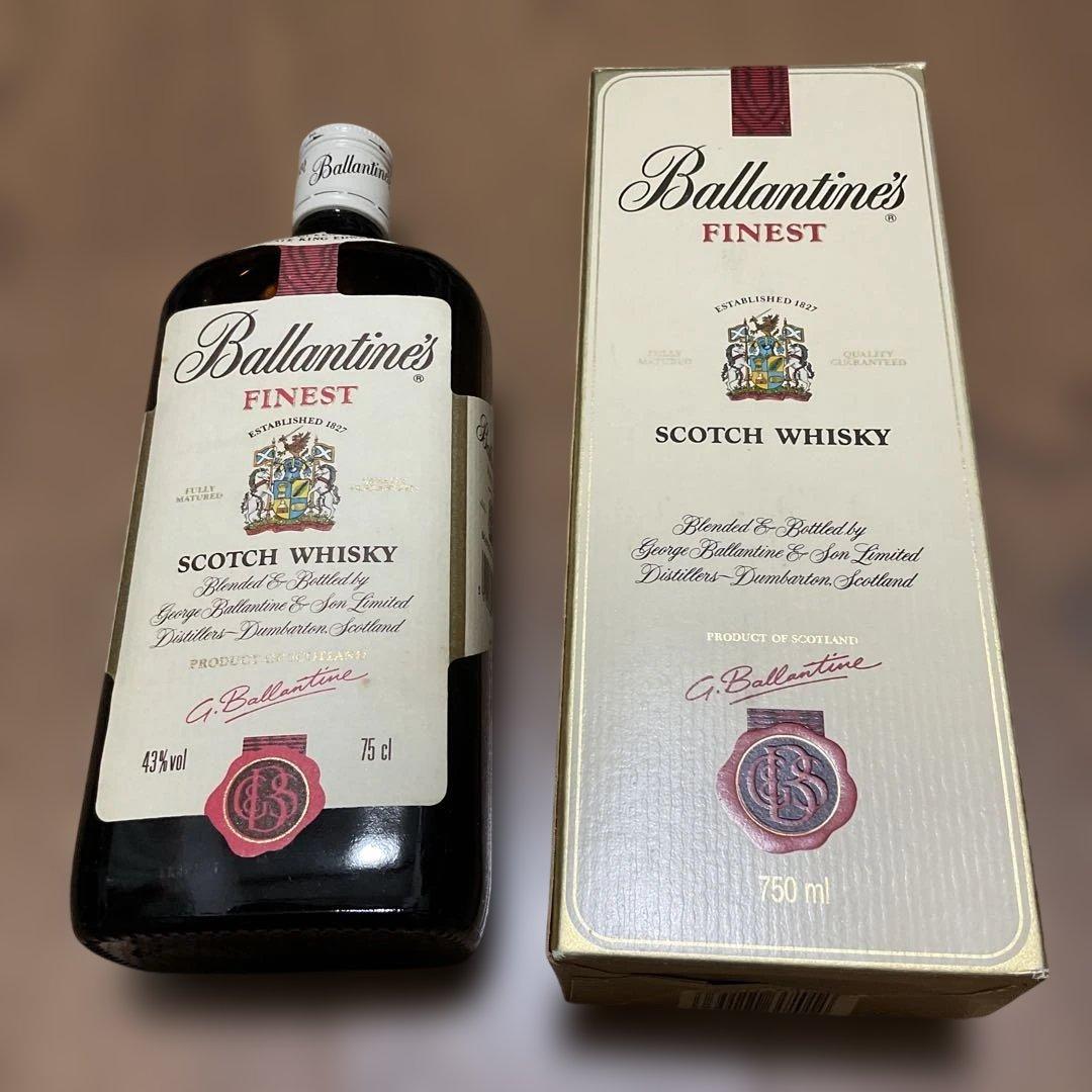 バランタインファイネスト赤紋章 750ml43%未開栓古酒スコッチレッドレーベル
