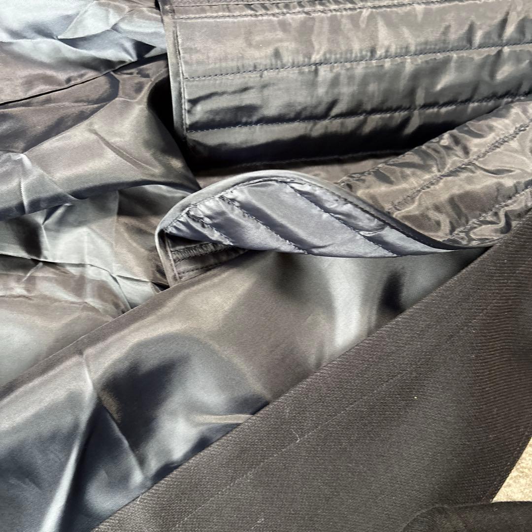 【美品】お受験 高級ロングコート S ネイビー 紺 エスコミュール小学校、幼稚園